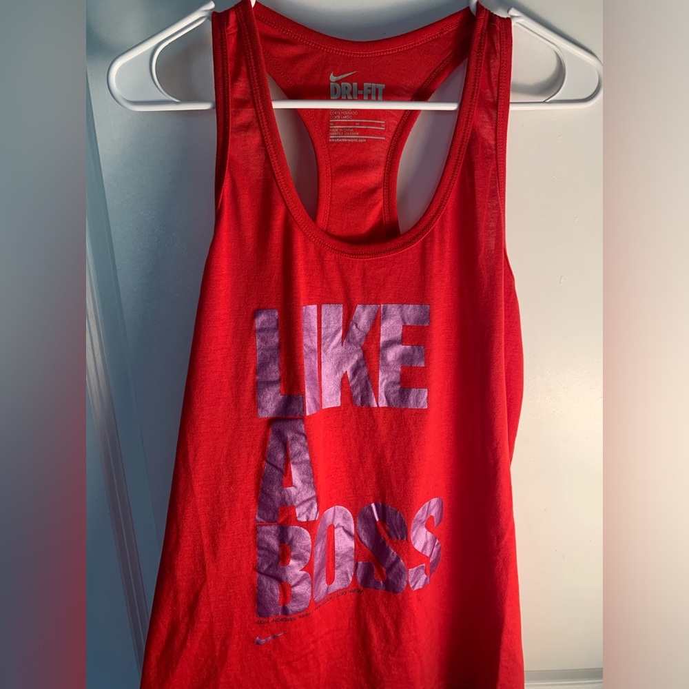 Woman’s Nike Dry Fit “Like A Boss” Work Out Tank Top